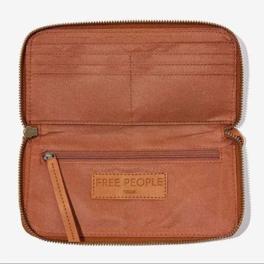 Free people distressed‎ vegan wallet